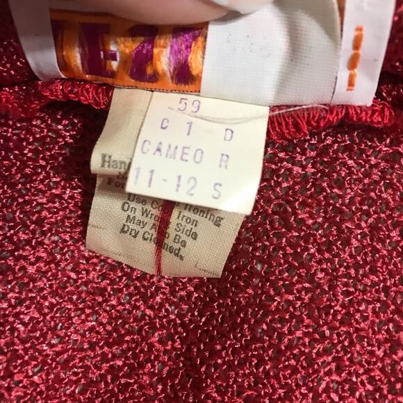 Leslie J Vintage 70s Union Made Coral Pink Mod Style Dress - Picture 8 of 8